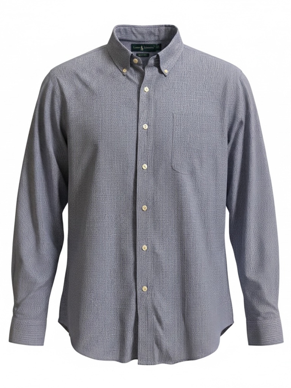 Ralph Lauren Men's Navy Micro-Check Button-Down Shirt